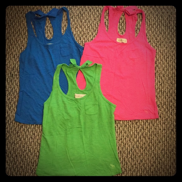 Abercrombie & Fitch Tops - Abercrombie & Fitch Set of 3 Tank Tops Y2K